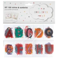 Buchstaben In Mehrfarben