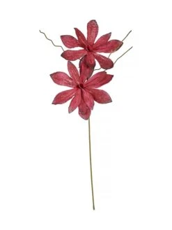 Kunstpflanze In Rot - (L)80 Cm