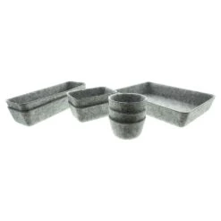 Filzschale "Storage" 270x200x50 In Grau -Online Heimdekoration homeliving filzschale storage 270x200x50 in grau 3