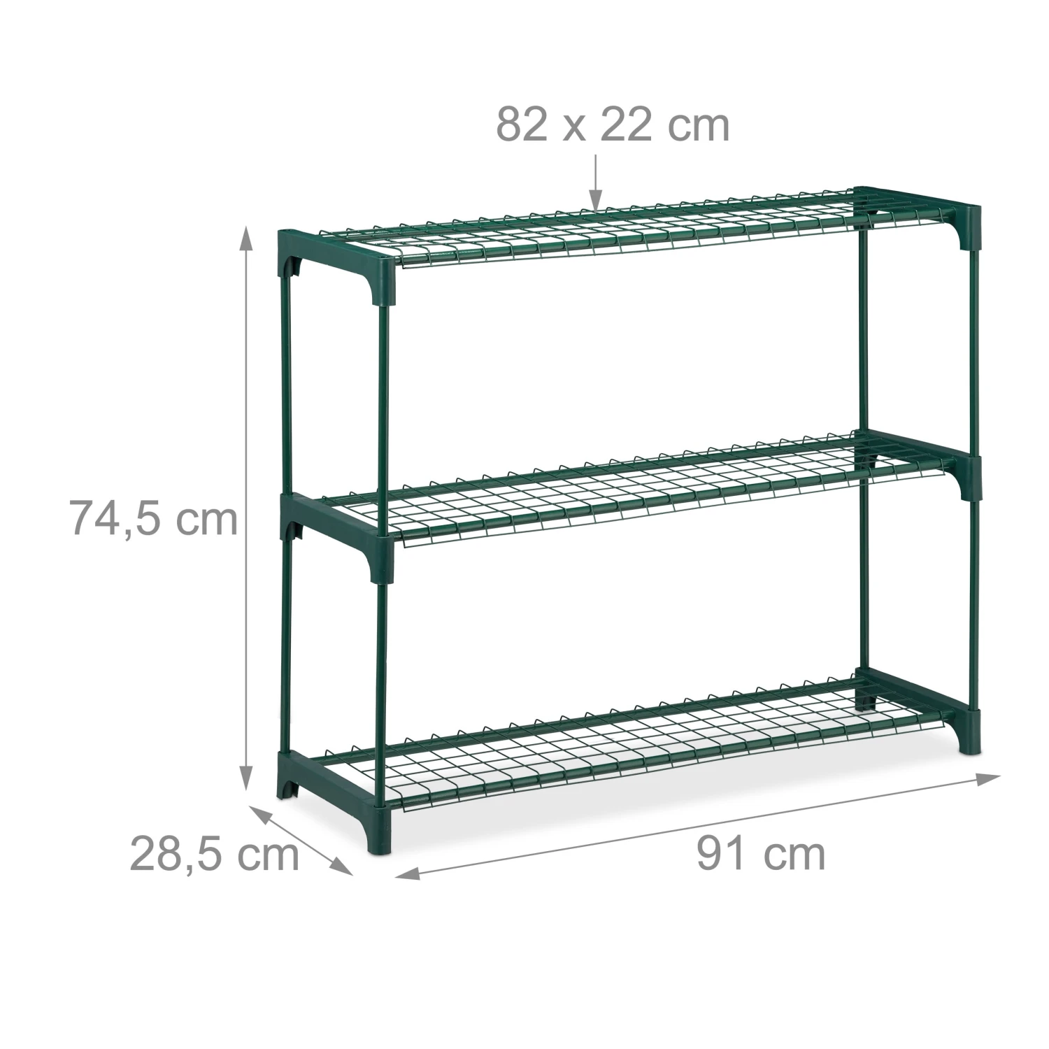 Pflanzenregal In Grün - (B)91 X (H)74,5 X (T)28,5 Cm 6 Pflanzenregal In Grün - (B)91 X (H)74,5 X (T)28,5 Cm – Bild 4